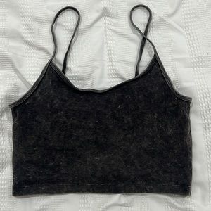 Dark grey crop top!